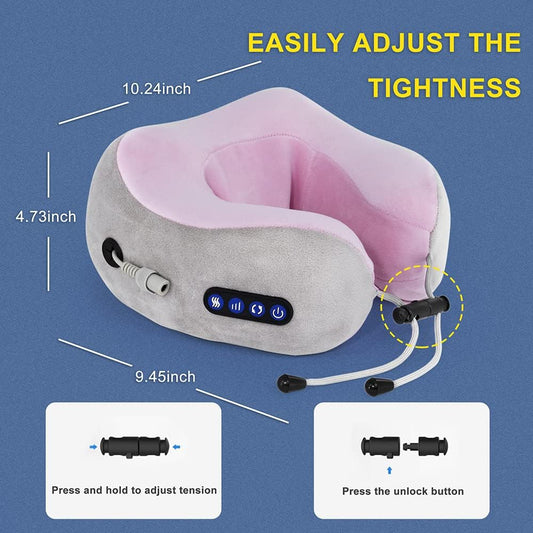 Rechargeable U-Shaped Neck Massager for UAE Travelers"