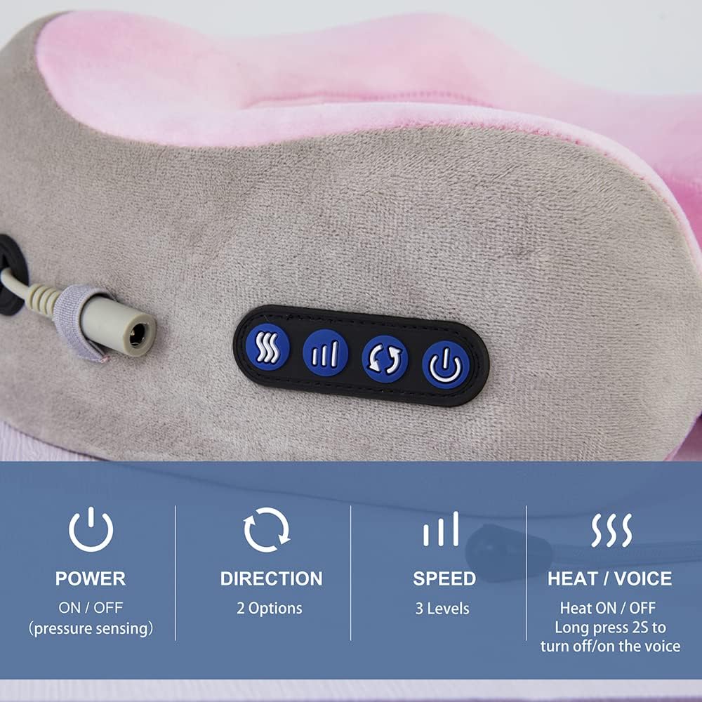 Rechargeable U-Shaped Neck Massager for UAE Travelers"