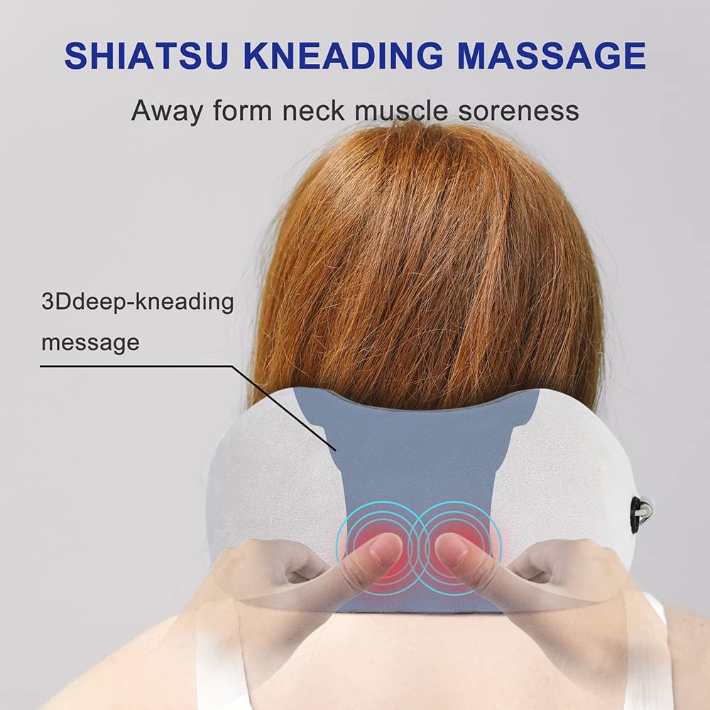 Rechargeable U-Shaped Neck Massager for UAE Travelers"