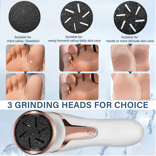 Storm Foot Grinder – Electric callus remover with built-in vacuum – Qaswa Beauty UAE

Foot care tool for cracked heels and dead skin removal

Rechargeable electric foot grinder – salon-smooth results at home