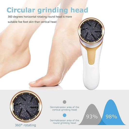 Storm Foot Grinder – Electric callus remover with built-in vacuum – Qaswa Beauty UAE

Foot care tool for cracked heels and dead skin removal

Rechargeable electric foot grinder – salon-smooth results at home