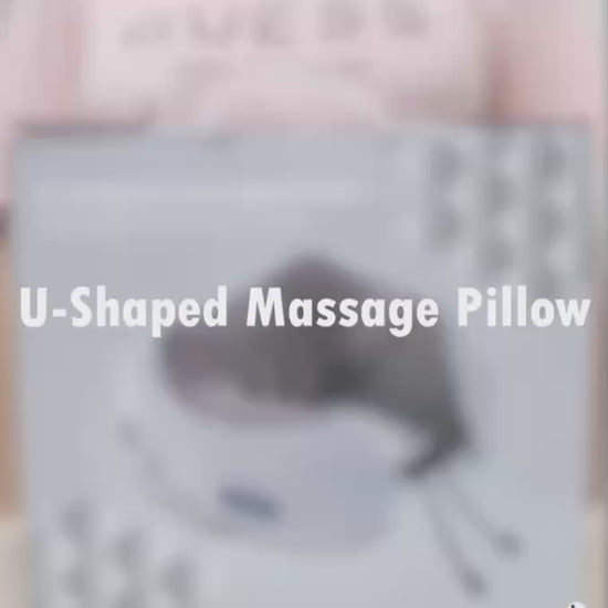 Portable Rechargeable U-Shaped Massage Pillow for Travel in UAE"